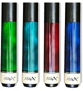 Tai ba cues Set of 4 Pool Cue Stick (19oz-20oz-), 13mm Tip, 58", Hardwood Canadian Maple Professi...