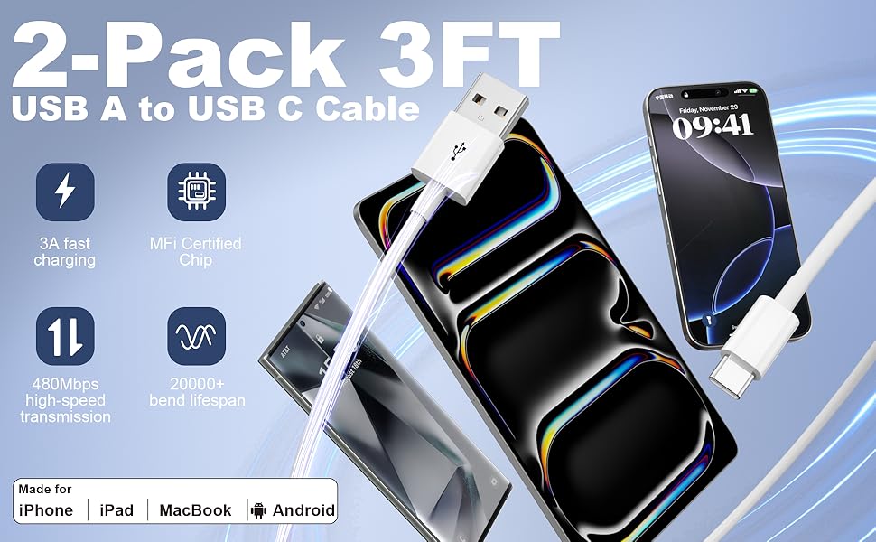 usb a to usb c cable