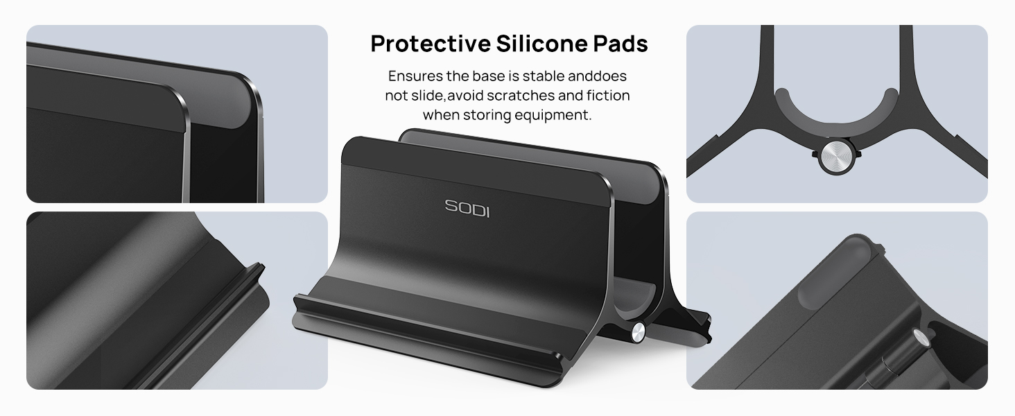 vertical laptop stand holder