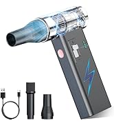Mini Ultra-Slim Electric Compressed Air Duster, 150,000RPM Brushless Motor, Powerful Airflow for ...