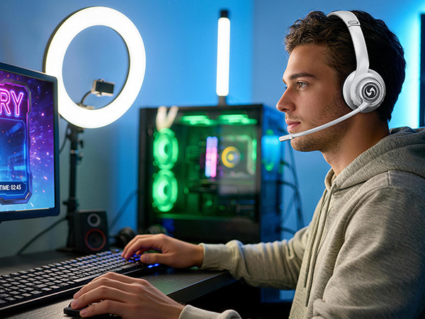 Wireless Headsets with Microphone