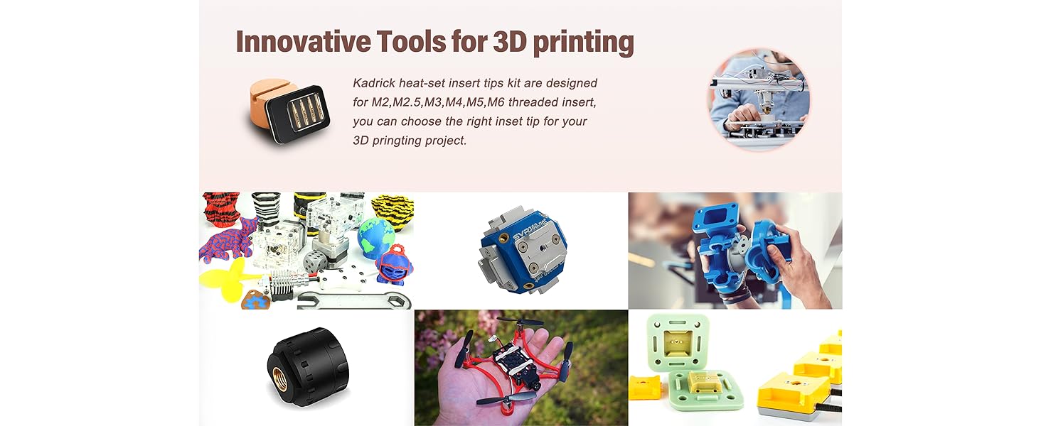 Heat Set Insert Tool M2 M2.5 M3 M4 M5 M6