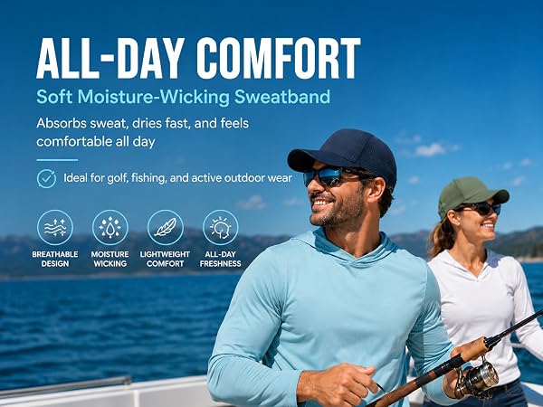 Unstructured Running Golf Hats