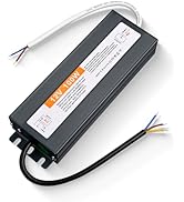 TUNICHX Waterproof IP67 LED Power Supply Low Voltage Transformer Adapter 12V 100W LED Driver Ligh...