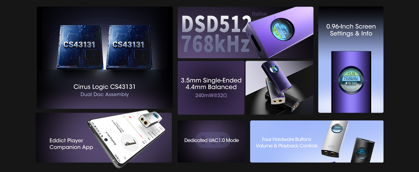 Headphone Amplifier Portable USB DAC AMP