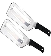Cabbage Shredder for Coleslaw, Stainless Steel, 2 Pack Black | Kitchen Lettuce Knife
