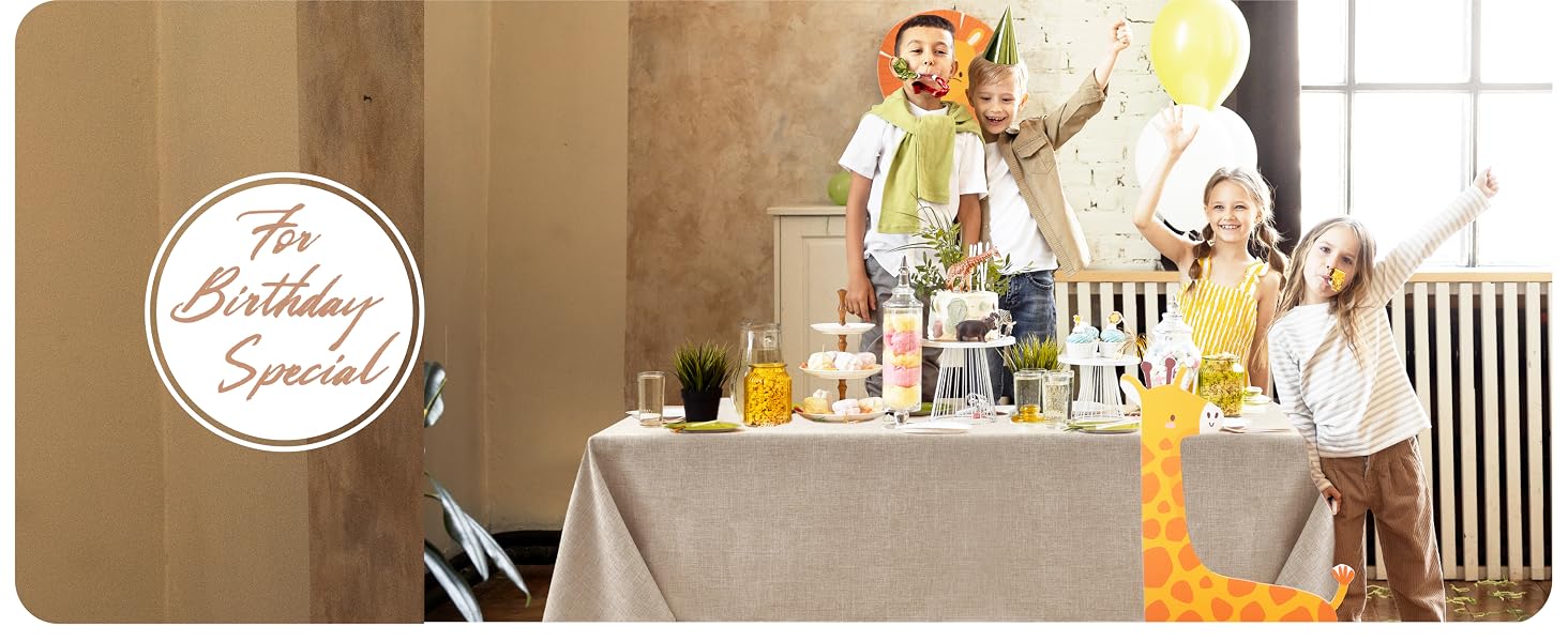  can be a protector of tables for birthday parties, weddings, ceremonies