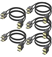 DisplayPort Cable 10-Pack, 6 Feet, Thin DP to DP 1.2 Cable Cord, [4K@60Hz, 2K@165Hz, 2K@144Hz] Di...