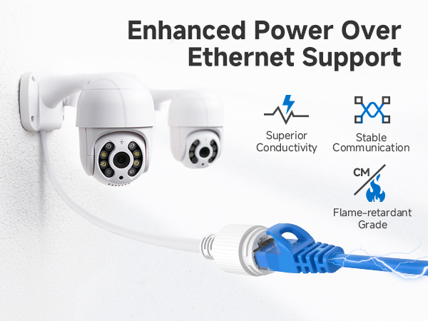 Cat 6 ethernet cable with 24 AWG copper wire for high-speed connectivity