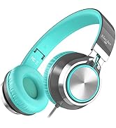 Elecder i39 Headphones with Microphone Foldable Lightweight Adjustable On Ear Headsets with 3.5mm...