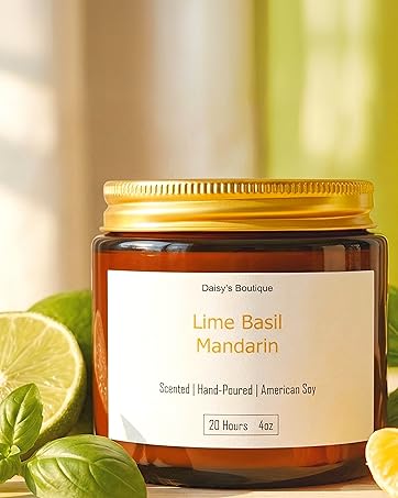 Scented Candles for Home Aromatherapy Candle Gift Present Set Soy Wax Long Lasting Gift k