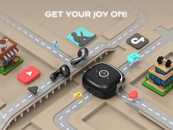 xihama B5 Tiktok Scrolling Remote Control with Wireless Earbuds