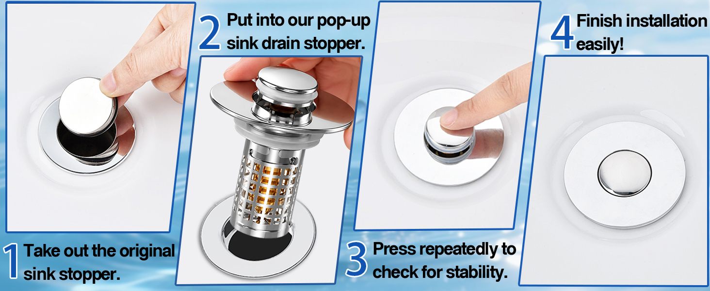 Bathroom Sink Drain Strainer