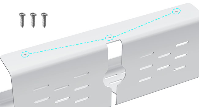 White Cable Management Tray-10