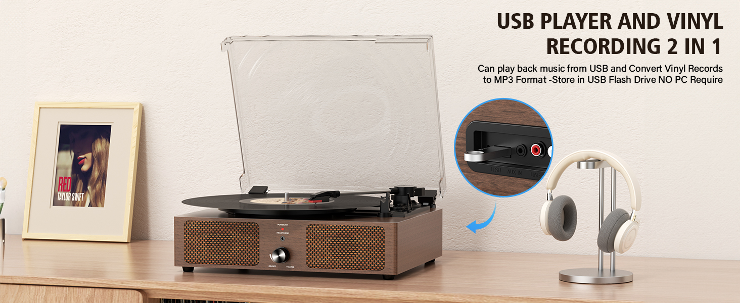 USB to vinyl converter