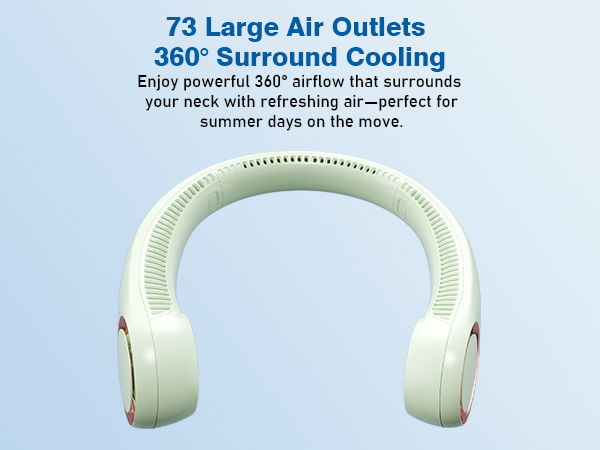 rechargeable neck fan