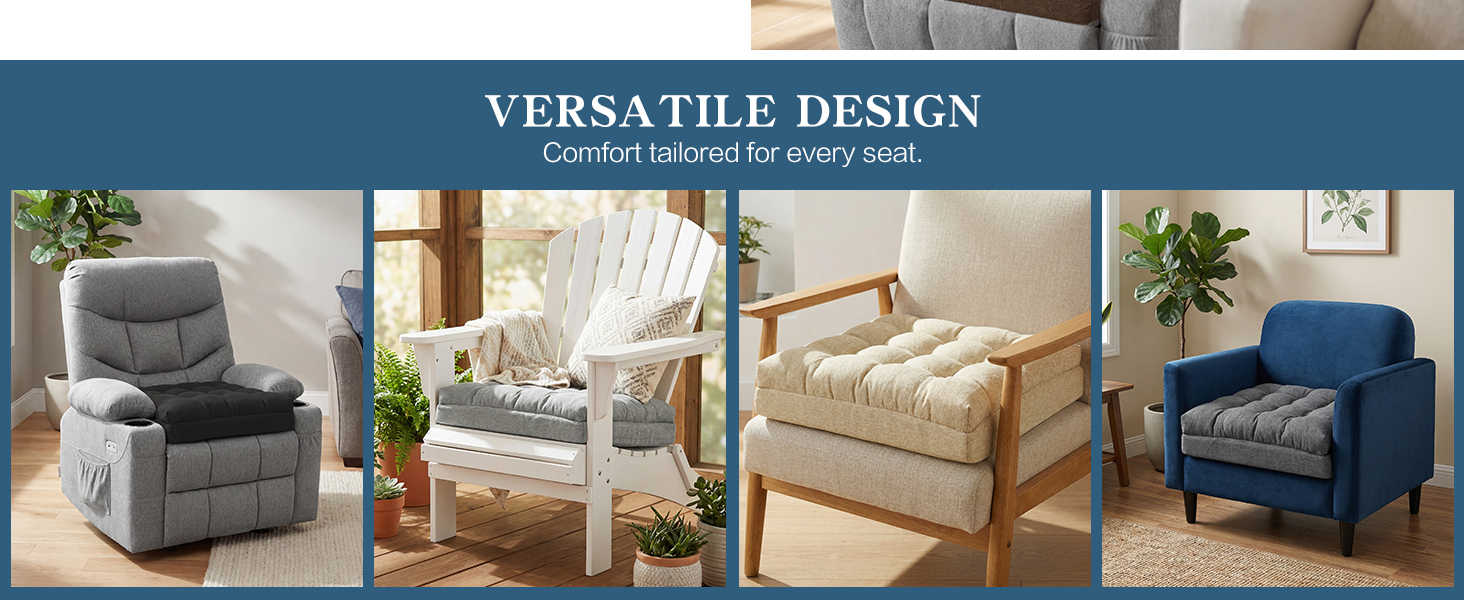 memory foam chair cushion recliner