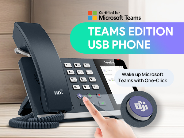 Yealink MP45 USB Phone teams phone office phone bussiness phones for office pc
