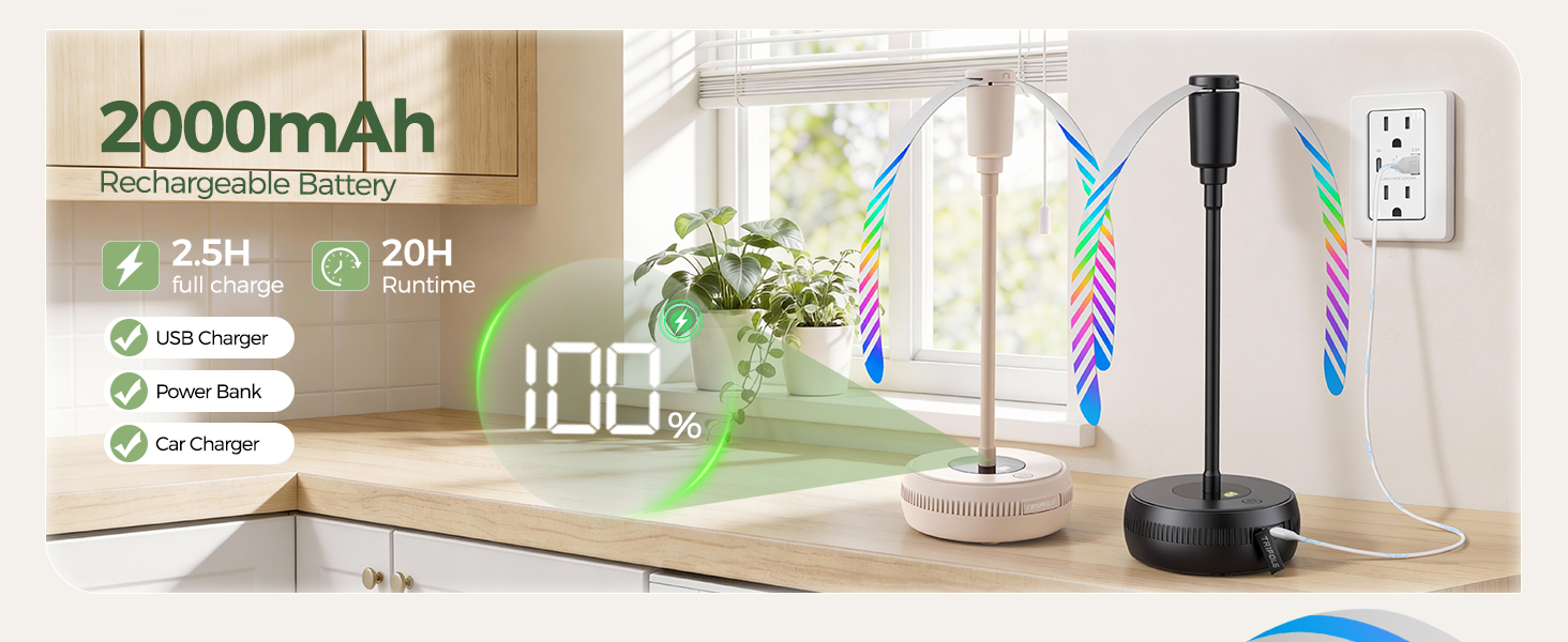 portable fly fan