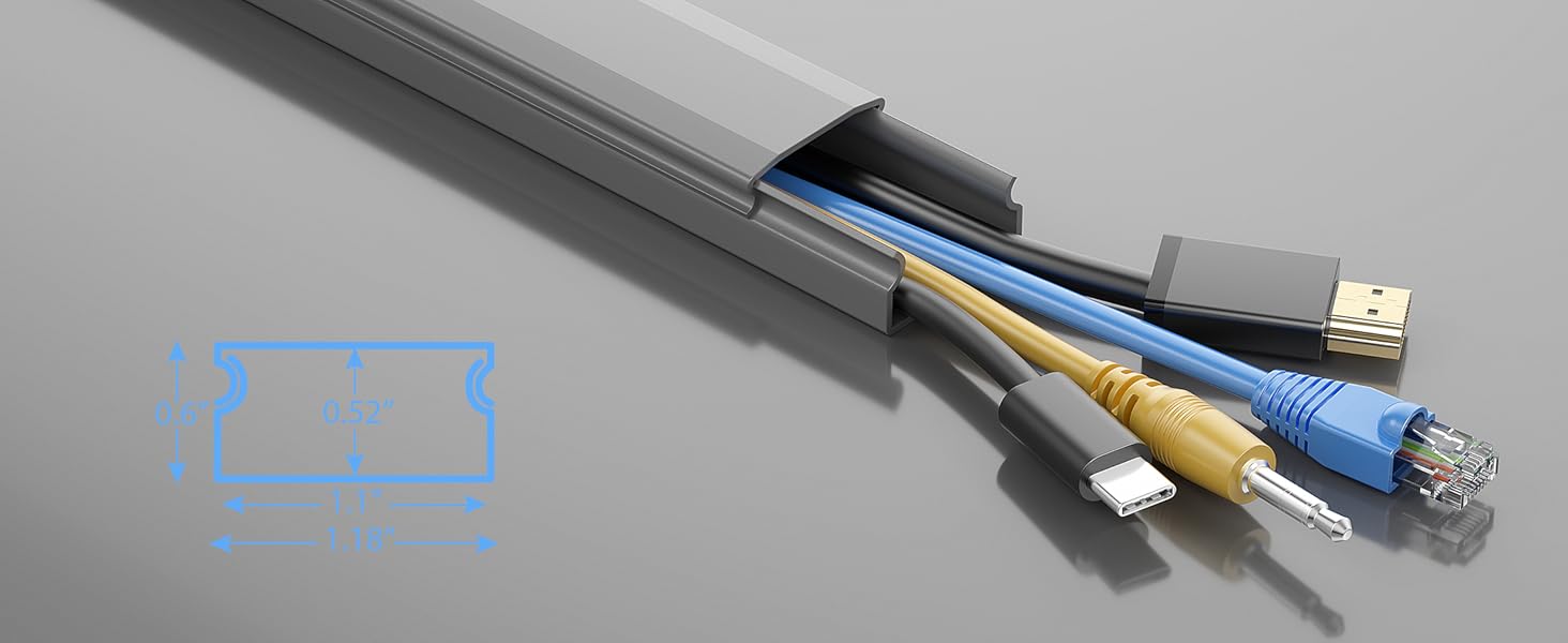 grey large cord hider