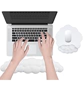 Mouse Pad and Keyboard Wrist Rest Soft Mouse Pad Wrist Support for Keyboard Cloud Wrist Rest Keyb...