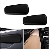 2PCS Elbow Pad Arm Rest for Car,Soft Leather Arm Rest Pillow with One-Piece Molding for Comfortab...