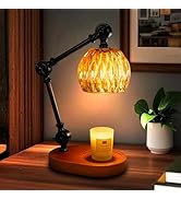 YWYWLED Candle Warmer Lamp, Dimmable Wax Melting Warmer with Adjustable Height, Bedroom Living Ro...