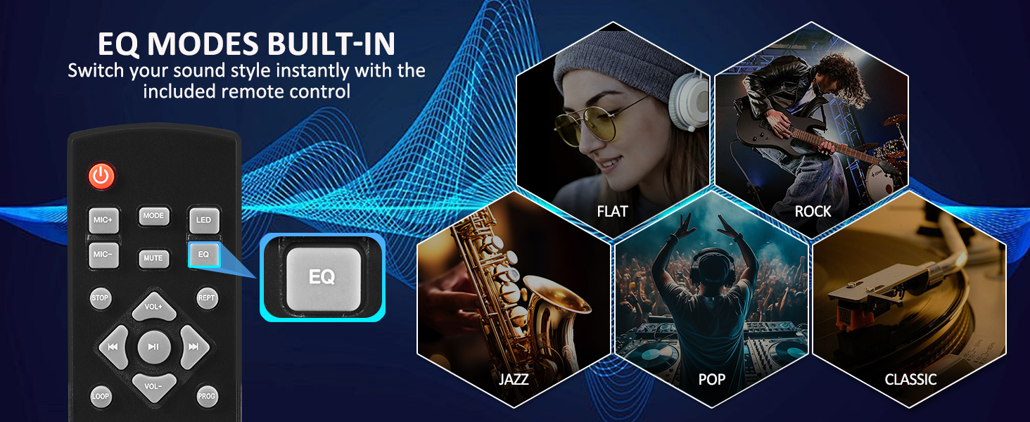 cd player boombox fm radio for home with remote control