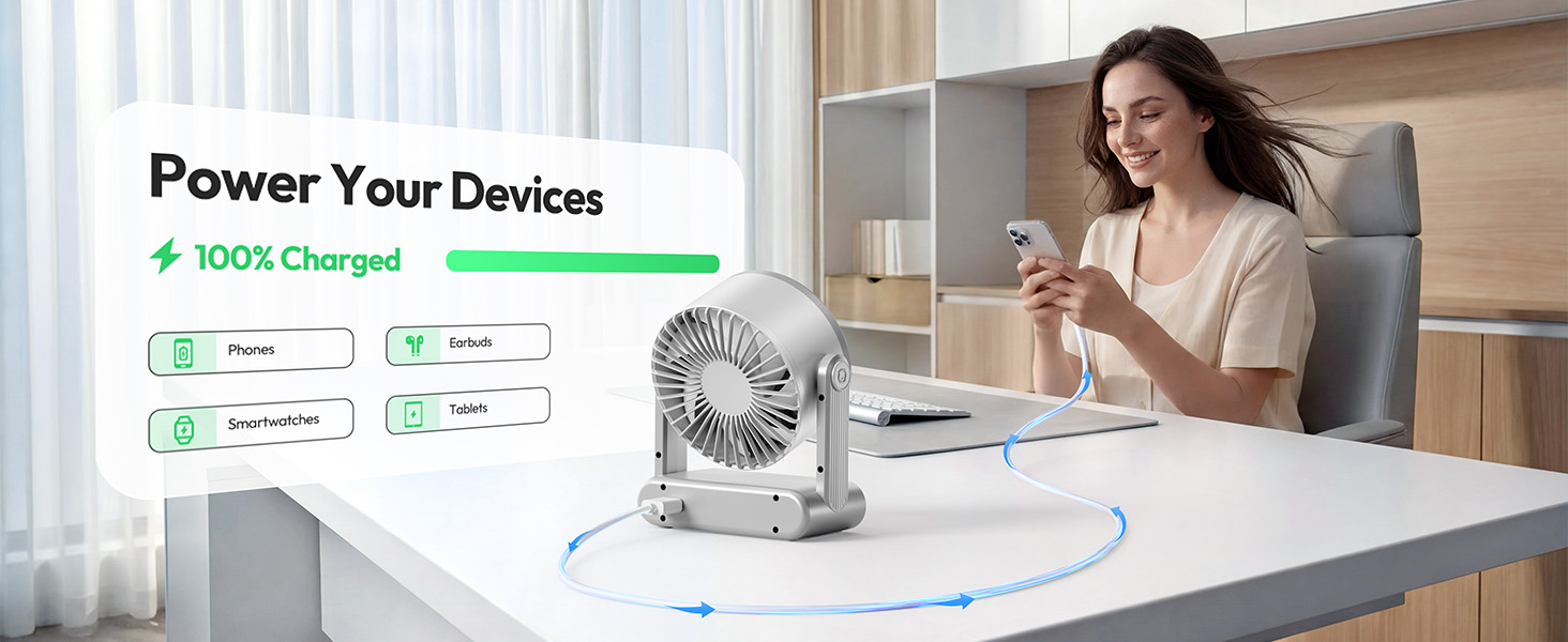 wireless fan travel fan for sleeping usb fan portable battery operated fans portable beach fan