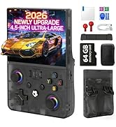 Rhesusco 2026 NEW Upgrade R36MAX ? Retro Handheld Game Console - 4.5 Inch Ultra-Large Screen, Sup...