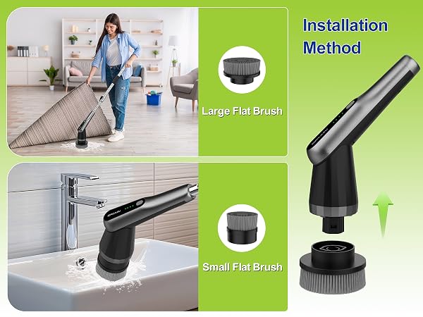 electric spin scrubber