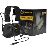 OPSMEN Upgrade EARMOR M32 PLUS Tactical Headset with MIC, Noise Canceling Shooting Ear Protection...
