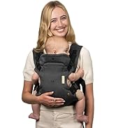 Infantino Flip Luxe 4-in-1 Convertible Baby Carrier, Ergonomic Infant to Toddler Carrier, Updated...