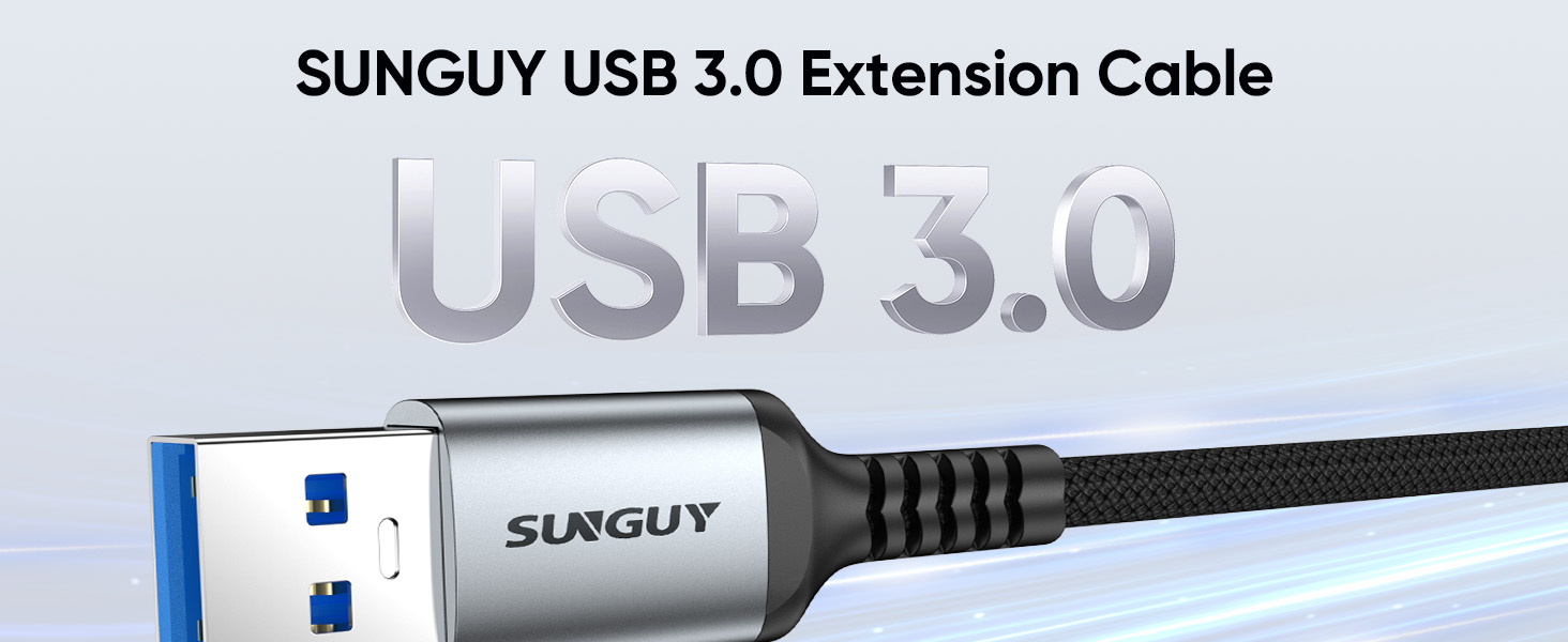 SUNGUY USB 3.0 Extension Cable