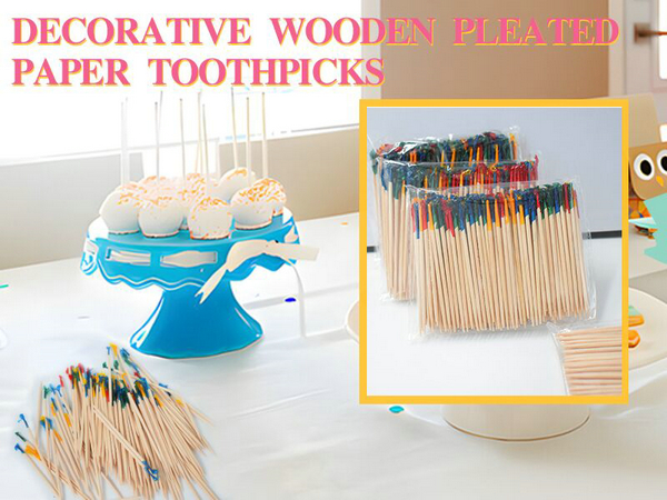  Appetizers, &amp; Sandwiches - Fancy Assorted Colored Frills