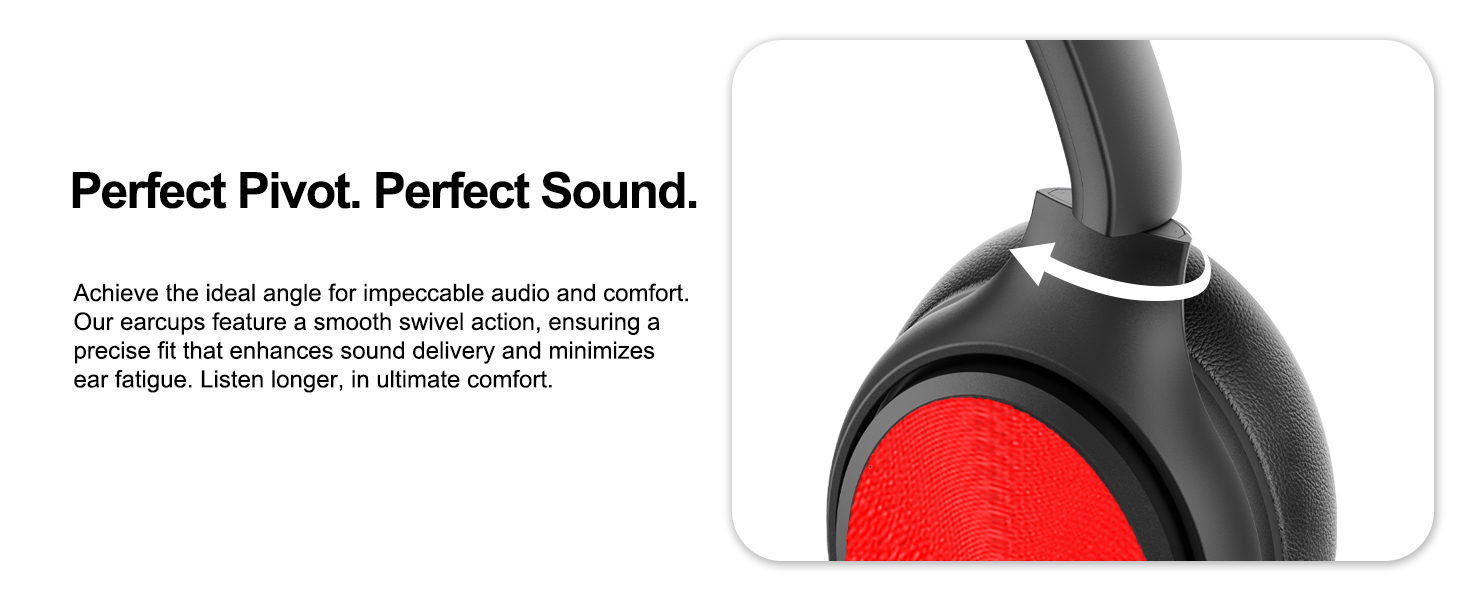 Rotatable earcups