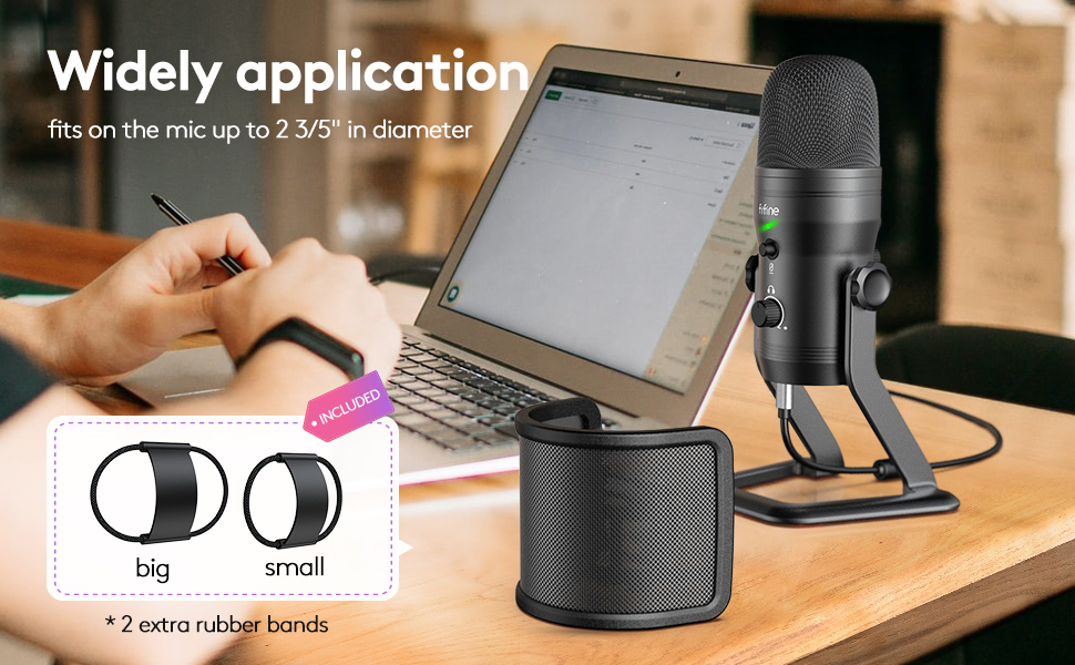 pop screen for microphone