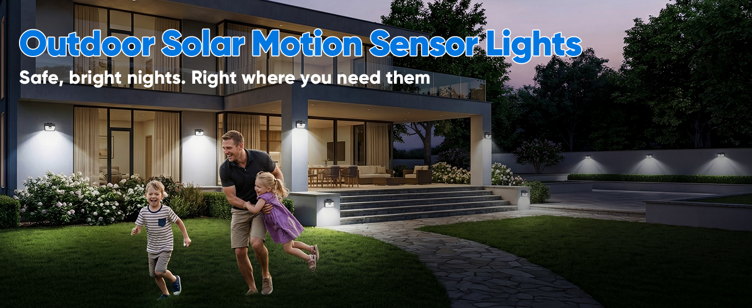 Motion Sensor Solar Lights