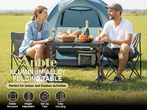 small folding table outdoor