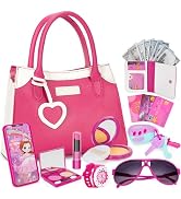 Officygnet Play Purse for Little Girl, Pretend Princess Play Girls Toys for 3 4 5 6 7 8 Year Old,...