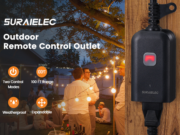 Outdoor Remote Control Outlet
