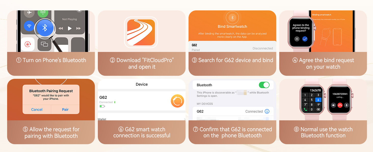 Connect iPhone Compatible Smart Watch with Your iPhone