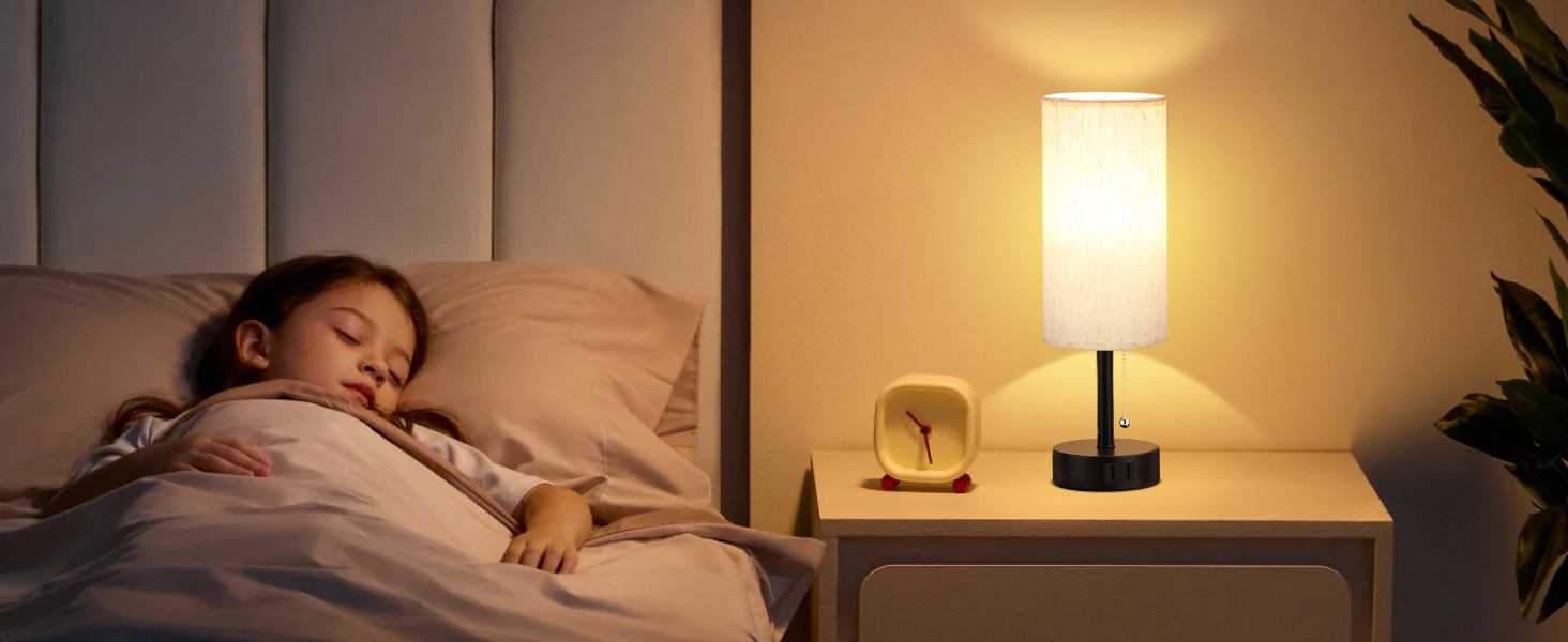 bedside lamps set of 2