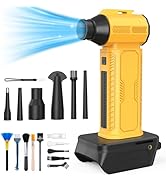 ZOAIVR Compressed Air Duster, 130000RPM Ultra-Powerful Electric Air Duster Compatible with DEWALT...