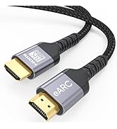 ZeniKon 8K HDMI ARC/eARC Cable for Soundbar to TV 3.3FT, eARC HDMI Cable 2.1 48Gbps Ultra High Sp...