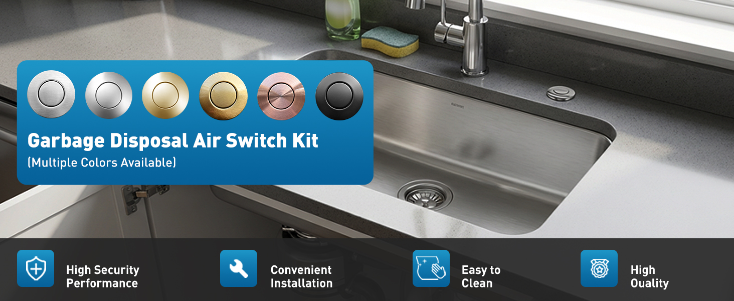 Garbage Disposal Air Switch Kit