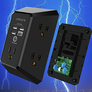 surge protector power strip with usb