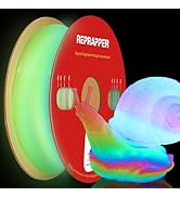 RepRapper Rainbow Glow in The Dark PLA, Multicolor Glow Dark PLA Filament 1.75mm (+- 0.03mm) 2.2l...