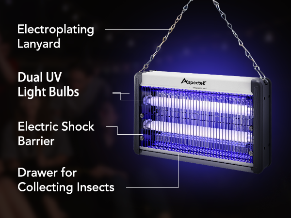 20W Electric Bug Zapper for Indoor