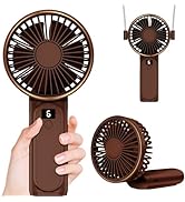 Handheld Fan, Portable Fan, 4000mAh USB Rechargeable Personal Fan, 180° Foldable Mini Desk Fan, 6...